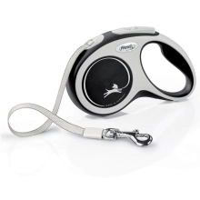 Vodítko Flexi Comfort S pásek 5 m/15 kg černé 