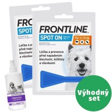 Výhodný set 2x Frontline Mono spot-on pro psy S + Dárek Frontline ZDARMA Výhodný set 2x Frontline Mono spot-on pro psy S + Dárek Frontline ZDARMA