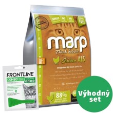 Výhodný set Marp Holistic Chicken Cat 2 kg + Frontline Combo pro kočky Výhodný set Marp Holistic Chicken Cat 2 kg + Frontline Combo pro kočky