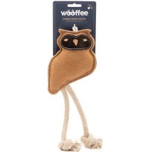 Wooffee kožená hračka Sova s provazy 28 cm