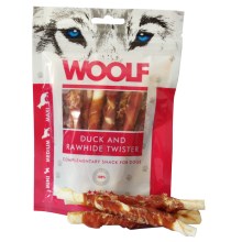 Woolf Duck & Rawhide Twister 100 g Woolf Duck & Rawhide Twister 100 g