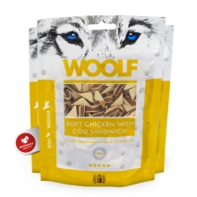 Woolf Soft Chicken with Cod Sandwich 100 g