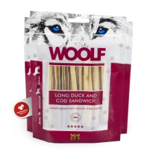 Woolf Soft Duck & Pollock Sandwich Long 100 g