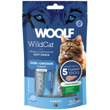 Woolf Wildcat Cream Cod & Chicken 5x 14 g